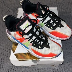 Jordan Athletic Shoes - Red, Black, White